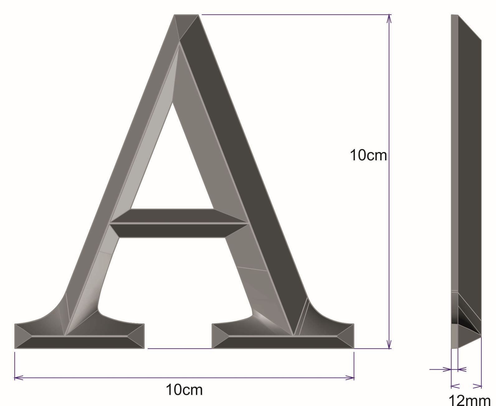 10cm letter