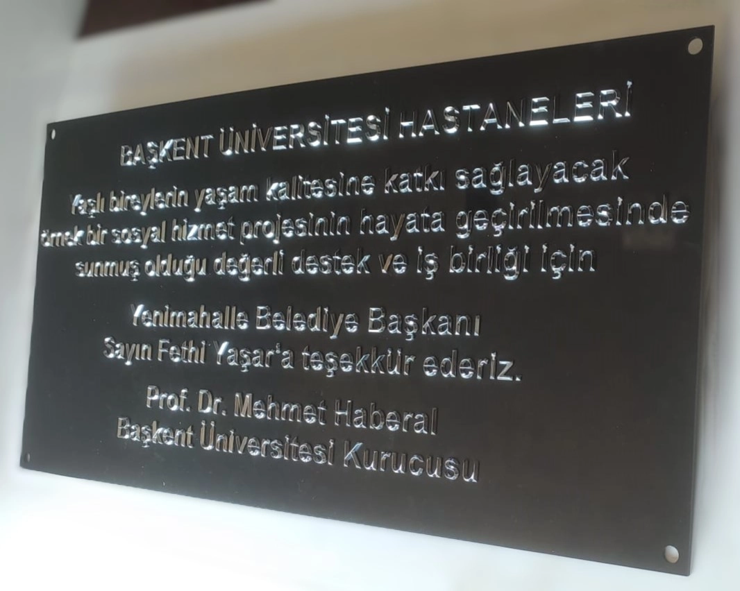Krom Harfler & Rakam- Parlak (3D) 2.5cm