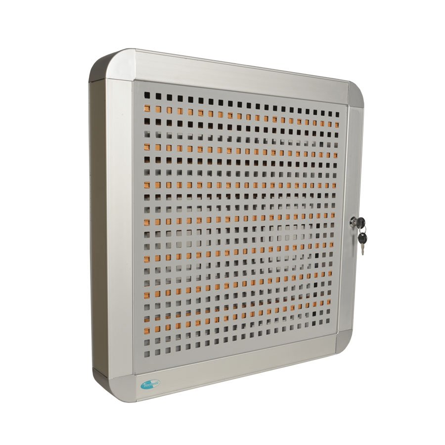  Key Cabinet - 245 Key Holder - Aluminum Body-Double Sided - (58x58cm) 5 Years Warranty