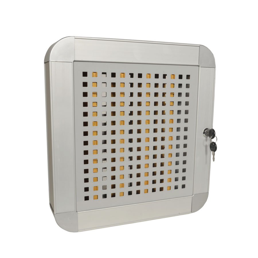  Key Cabinet - 92 Key Holder - Aluminum Body-Double Sided - (40x40cm) 5 Years Warranty