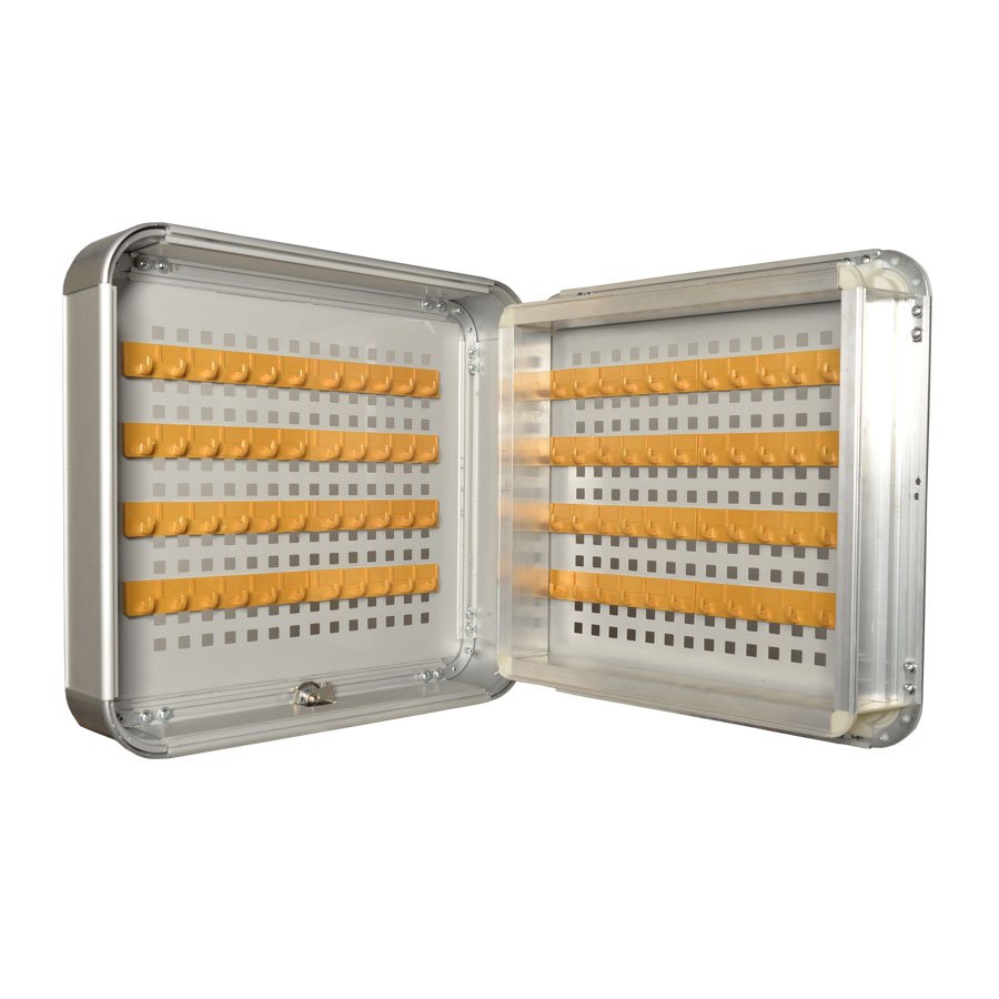  Key Cabinet - 92 Key Holder - Aluminum Body-Double Sided - (40x40cm) 5 Years Warranty