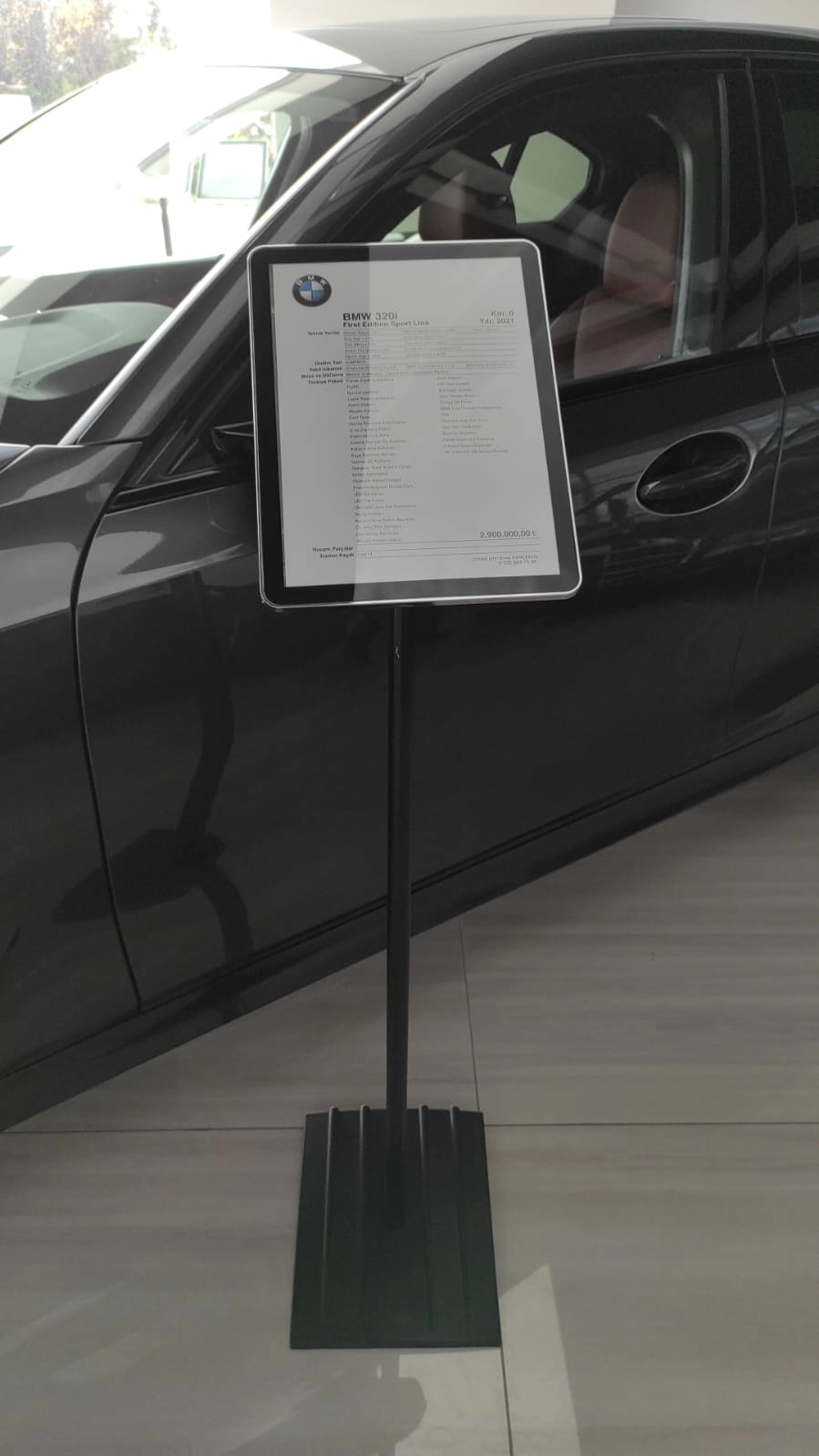 Chrome Frame (Plated) - A3 - Footed - Tablet PC Look