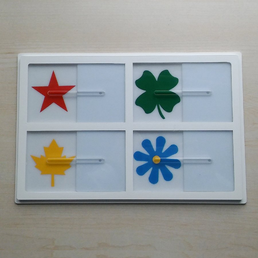 Hasta Tanımlayıcı Figürler Panosu - Kayar Kapaklı - 20x30cm