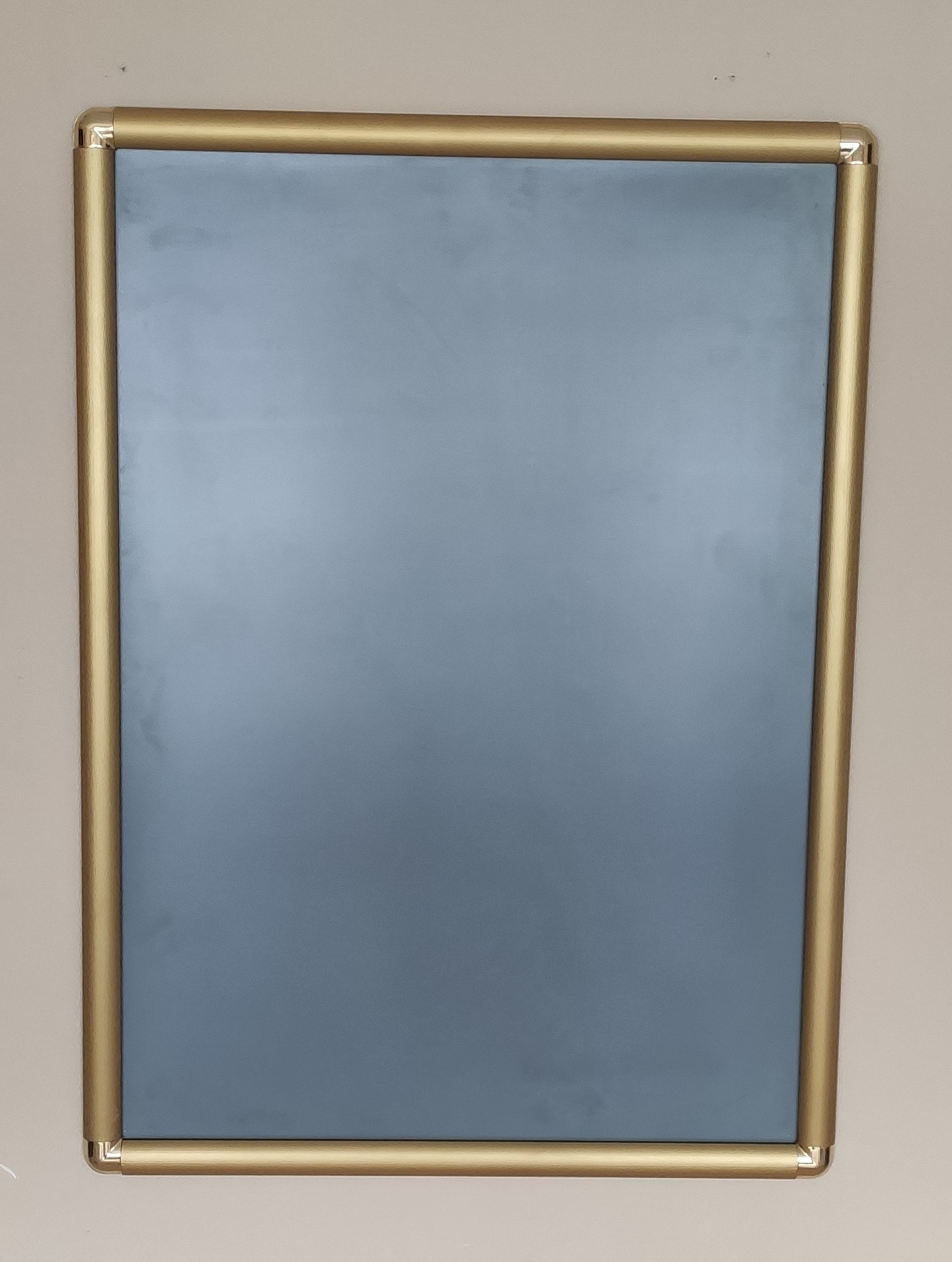 aluminum yellow anodized frame 50x70cm