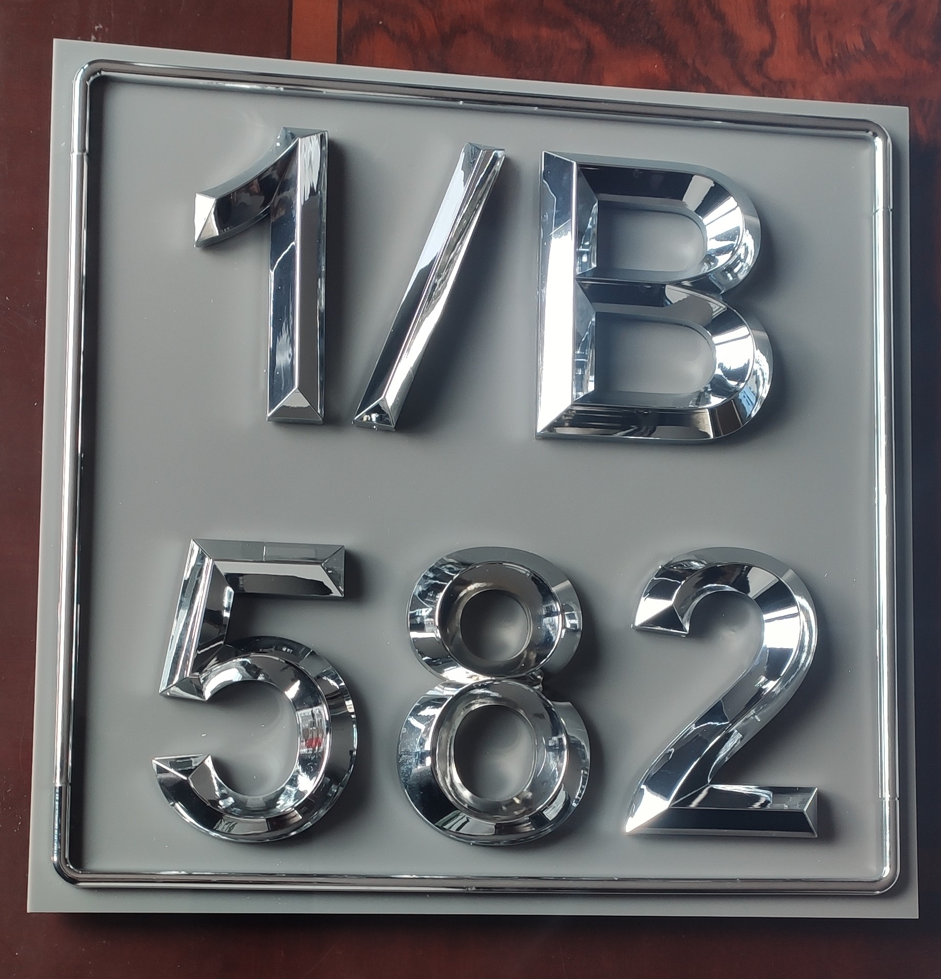 Door Number - Chrome Model 03