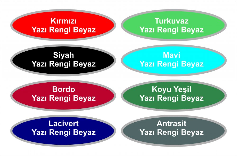 Kapı isimliği-Krom & Altın Çerçeveli (Model 5)