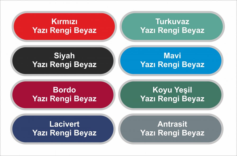 Kapı İsimliği-Krom & Altın Çerçeveli (Model 1)