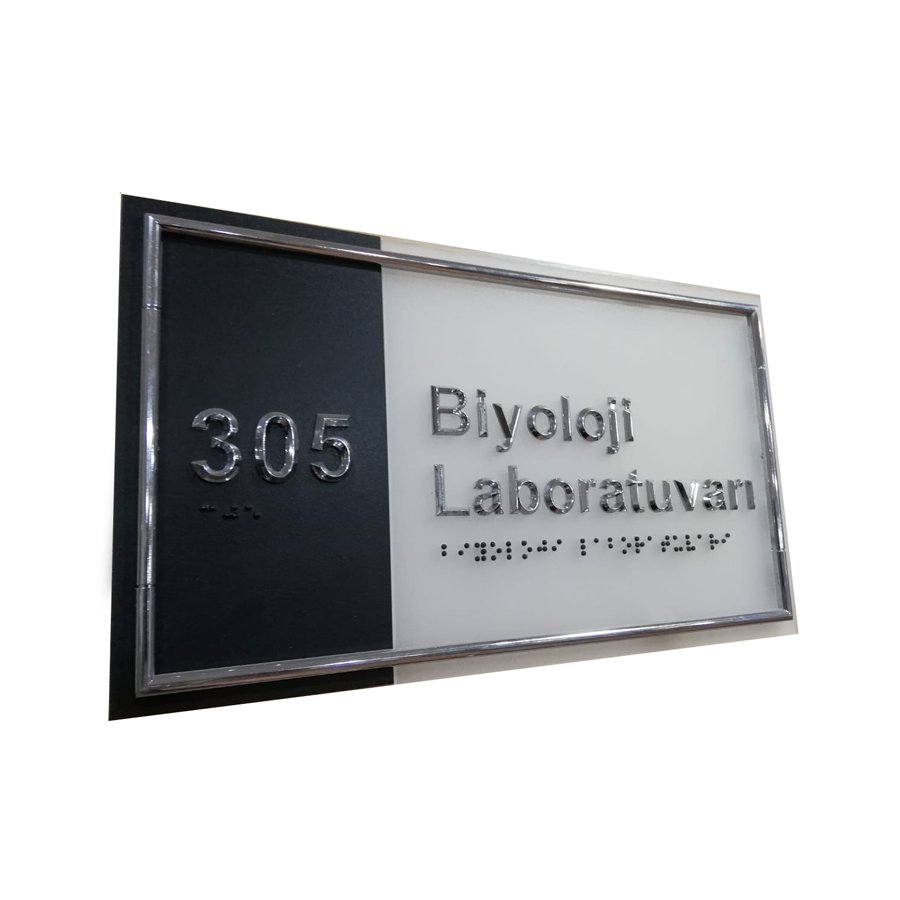 Ofis Kapı İsimliği - Hande Modeli