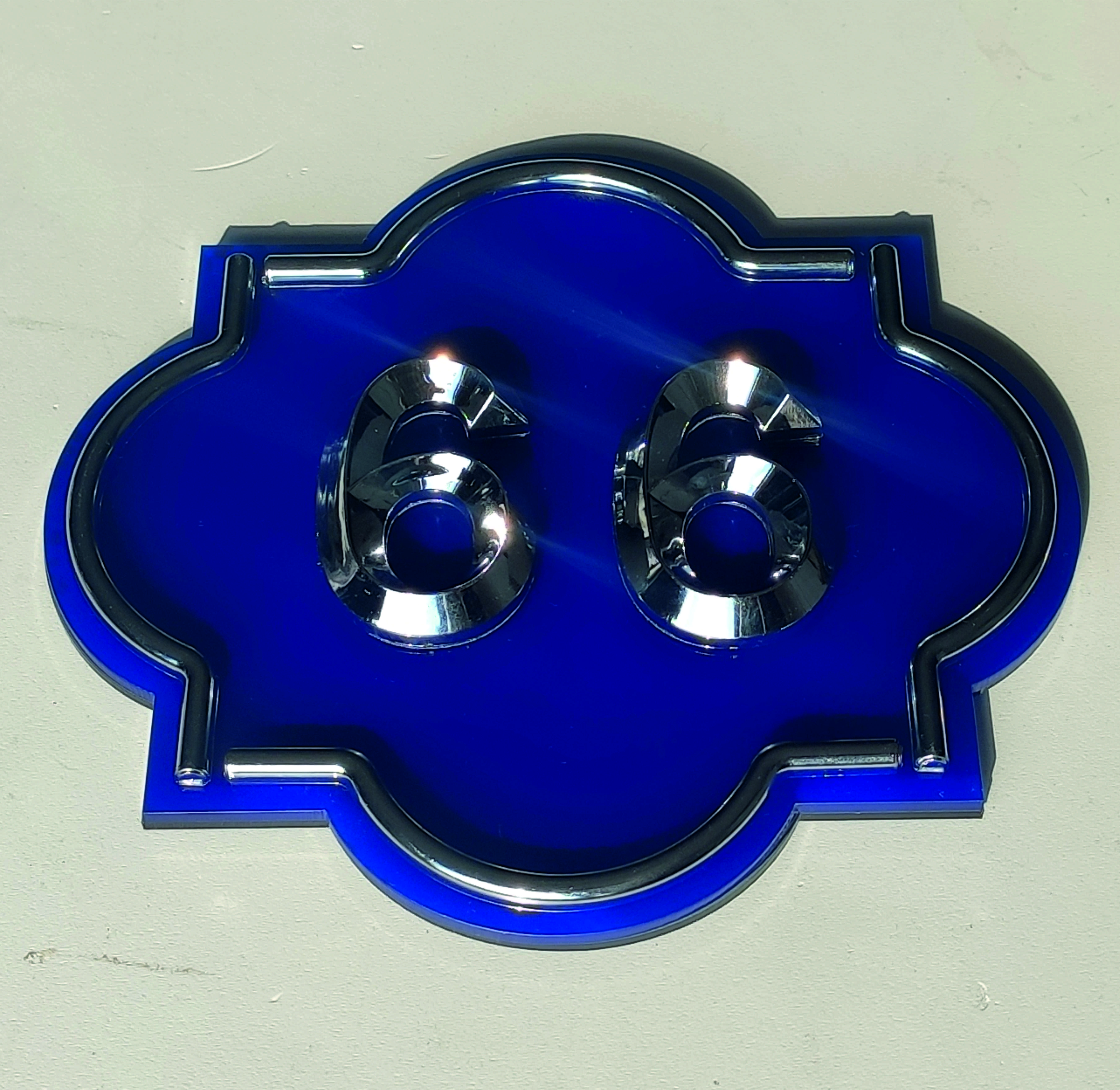 Kapı Numarası - Krom Model 05