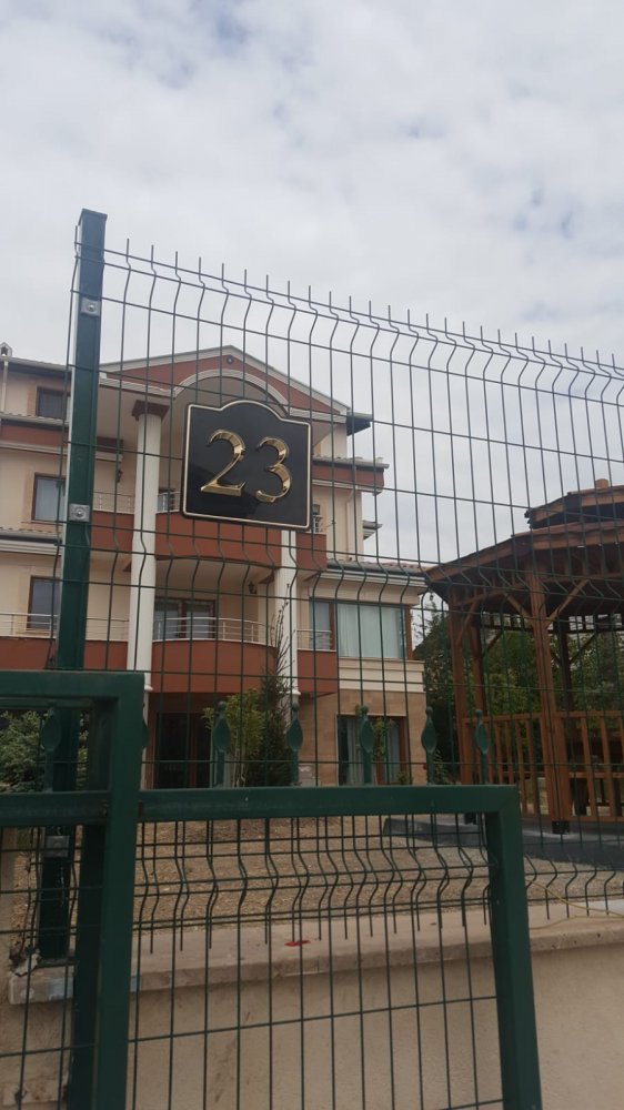 Kapı Numarası Krom Model 12 (3D)