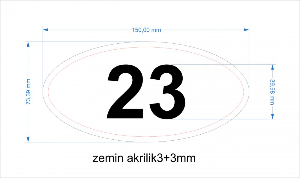 Kapı Numarası Elips Model