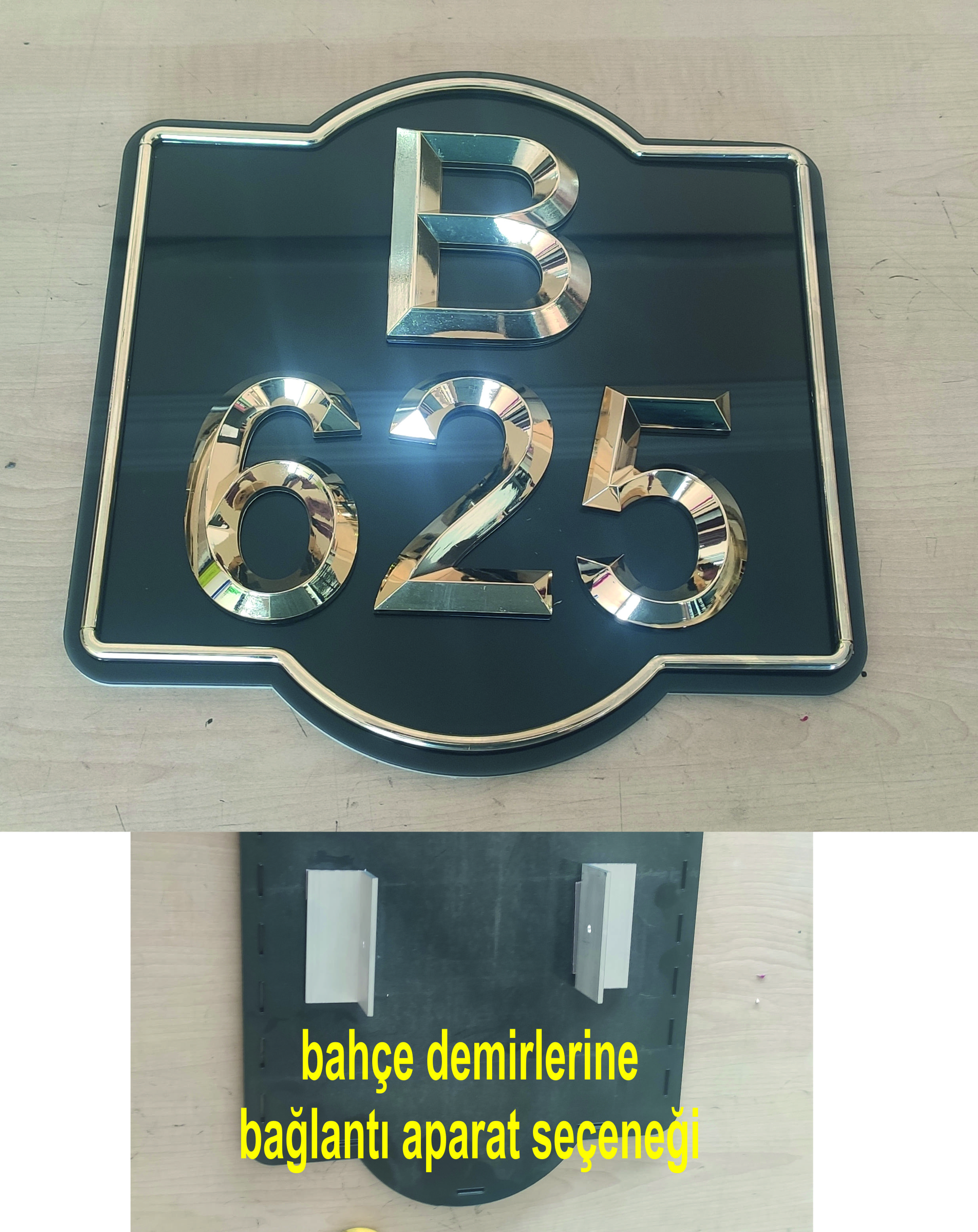 Door Number - Gold Plated - Model 16