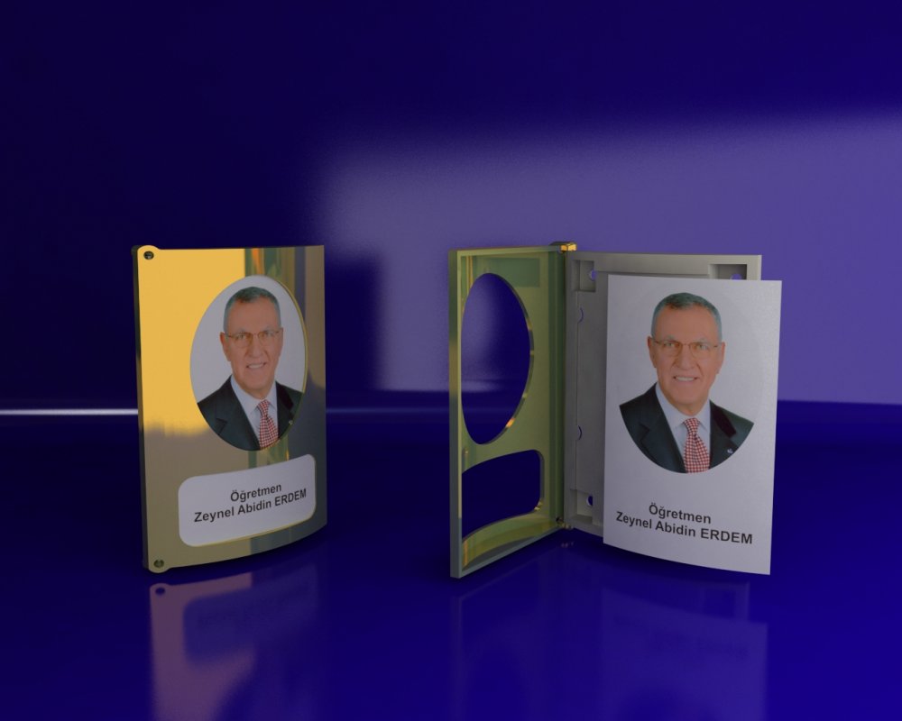 Personel Panosu - Manyetik Tutuculu - (56x76cm) - Standart Seri