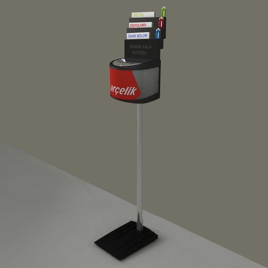 Ramak Kala Kutusu Ayaklı Premium Seri -3 Hazneli