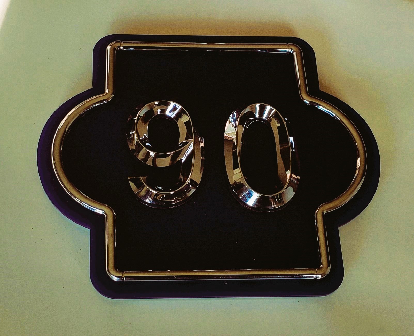 Door Number - Gold Plated - Model 07