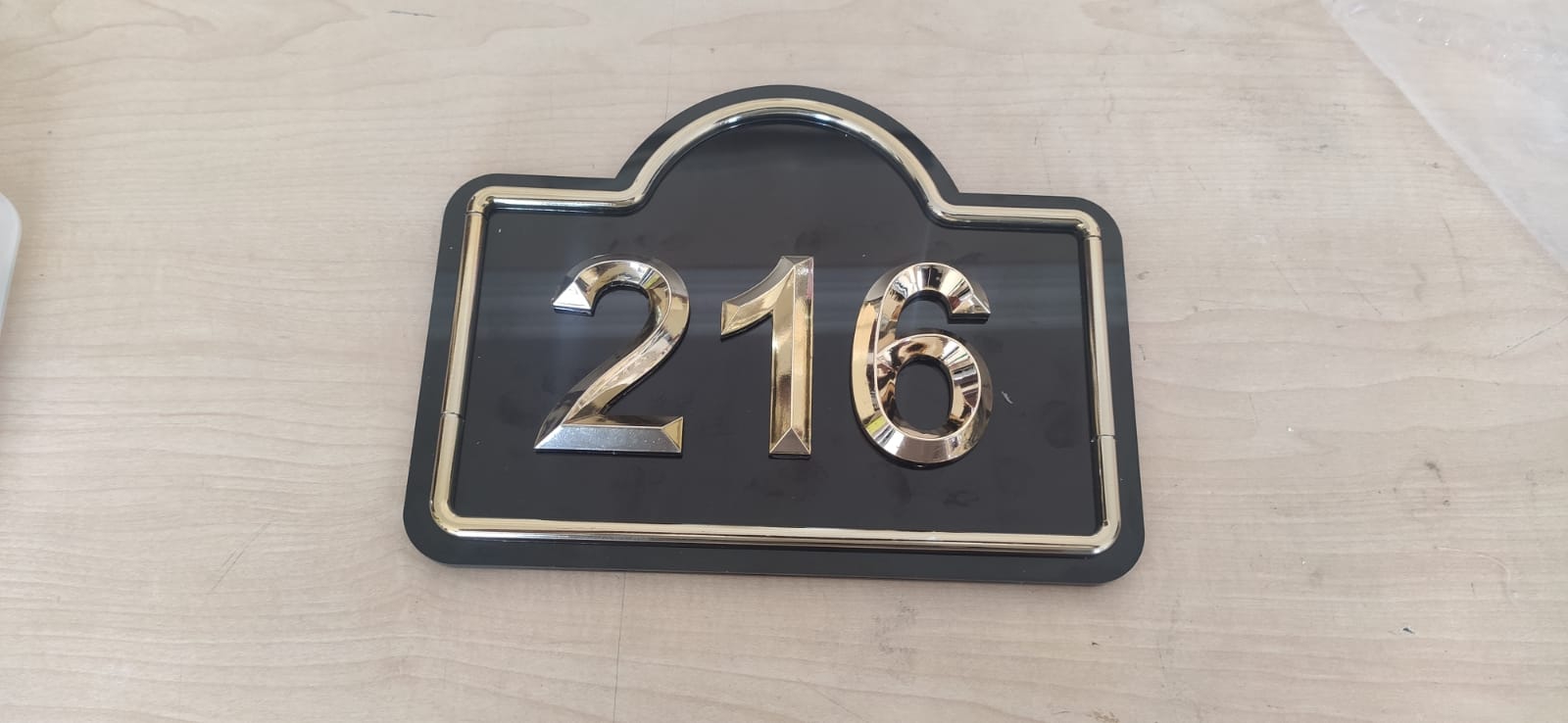  Door Number - Gold Plated - Model 04