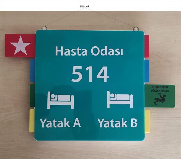 Hasta Tanımlayıcı İzolasyon Figürler -Tuşlu Kilitli Model 01