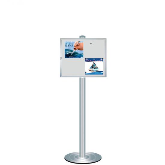 Notice Board - With Leg - With Broadcloth Floor - (46x56cm) - 3 A4 - Standard Series