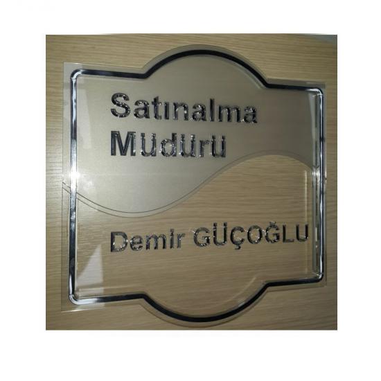 Kapı Tabelası - Hande Modeli - Dalgalı Model